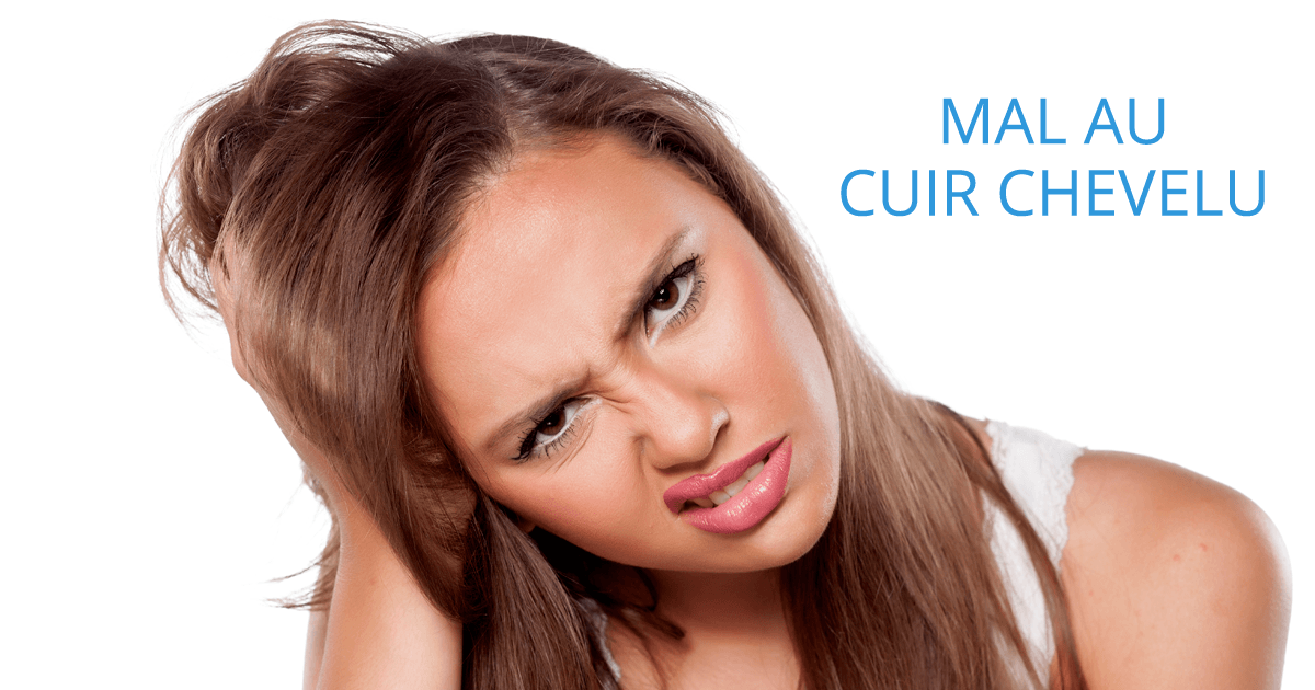 Mal au cuir chevelu : 6 causes et remèdes - A Un Cheveu
